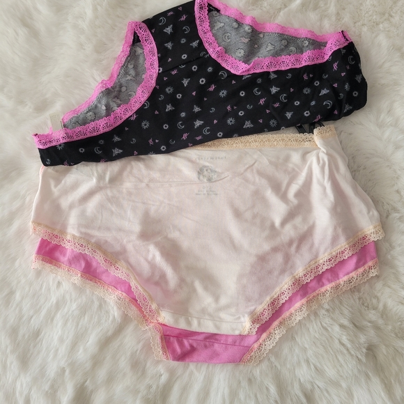 🌺FREE PEOPLE BRAND NEW 3-PACK LOW-RISE HIPSTER SIZE L - Picture 14 of 15